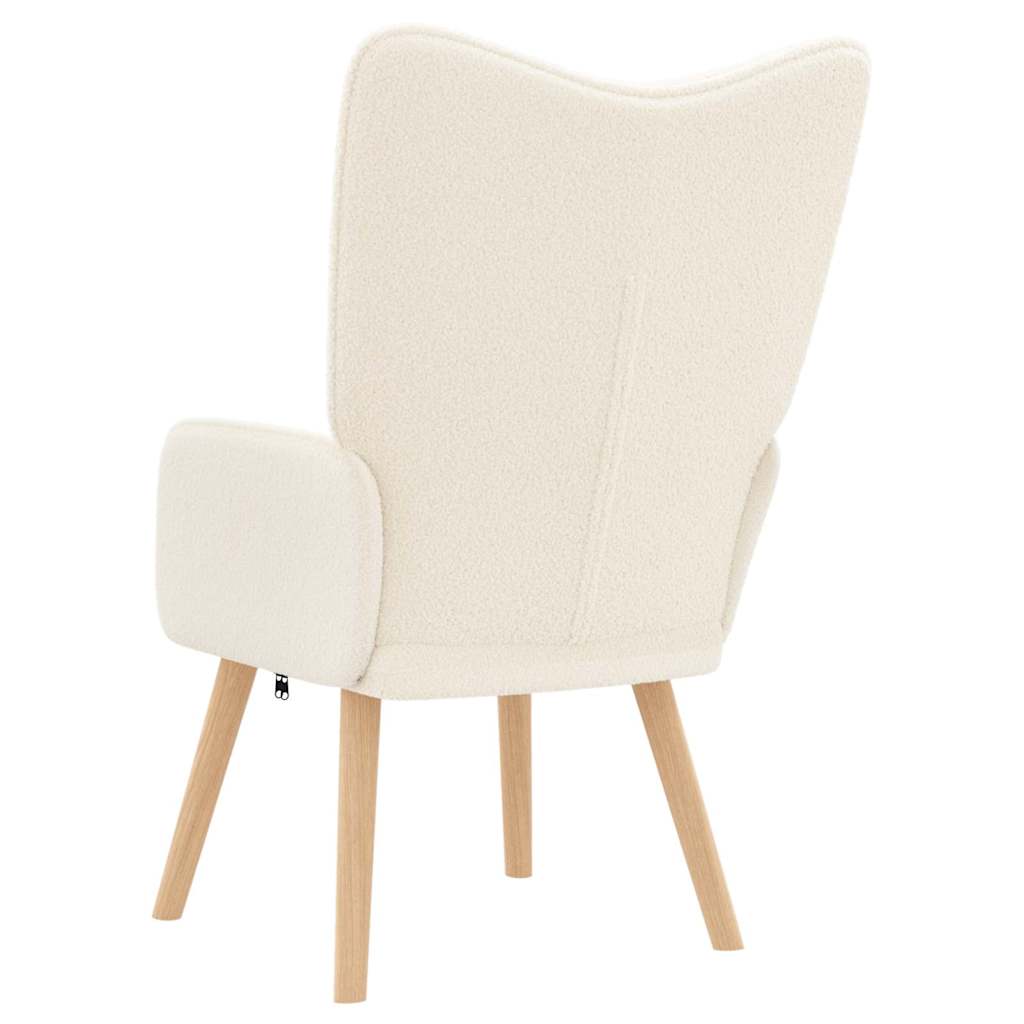 fotelja Krema 62 x 67 x 95,5 cm Sherpa Tkanina