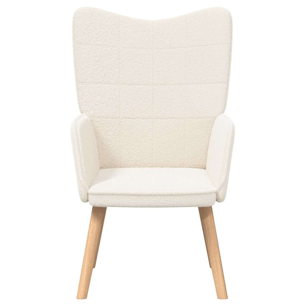 fotelja Krema 62 x 67 x 95,5 cm Sherpa Tkanina