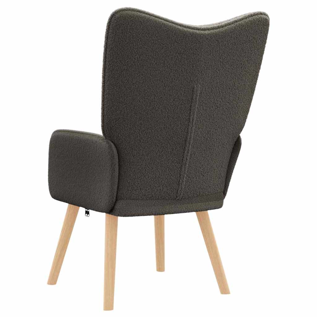 fotelja Tamno siva 62 x 67 x 95,5 cm Sherpa Tkanina