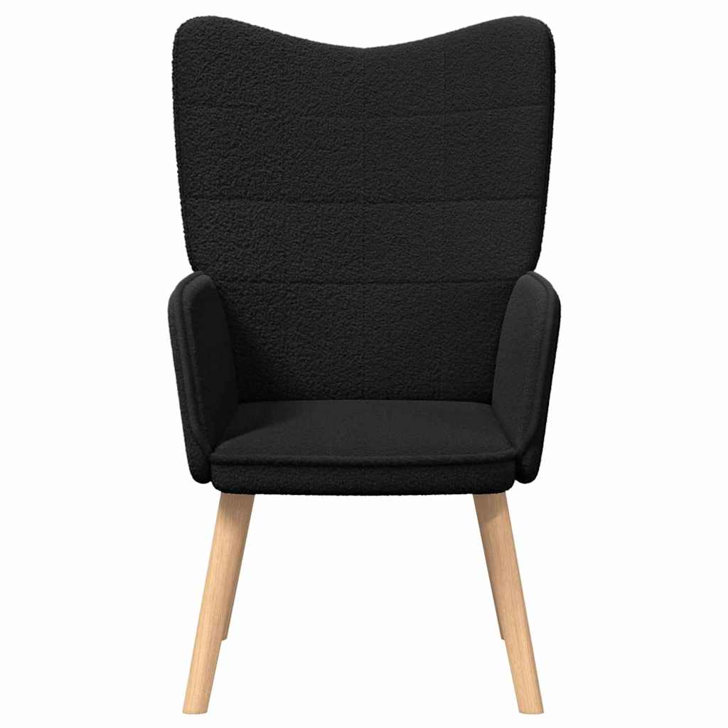 fotelja Crna 62 x 67 x 95,5 cm Sherpa Tkanina