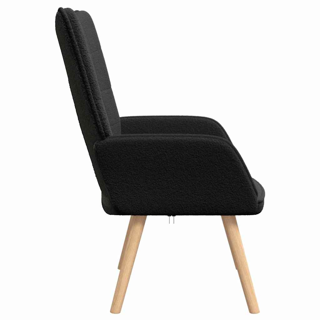 fotelja Crna 62 x 67 x 95,5 cm Sherpa Tkanina