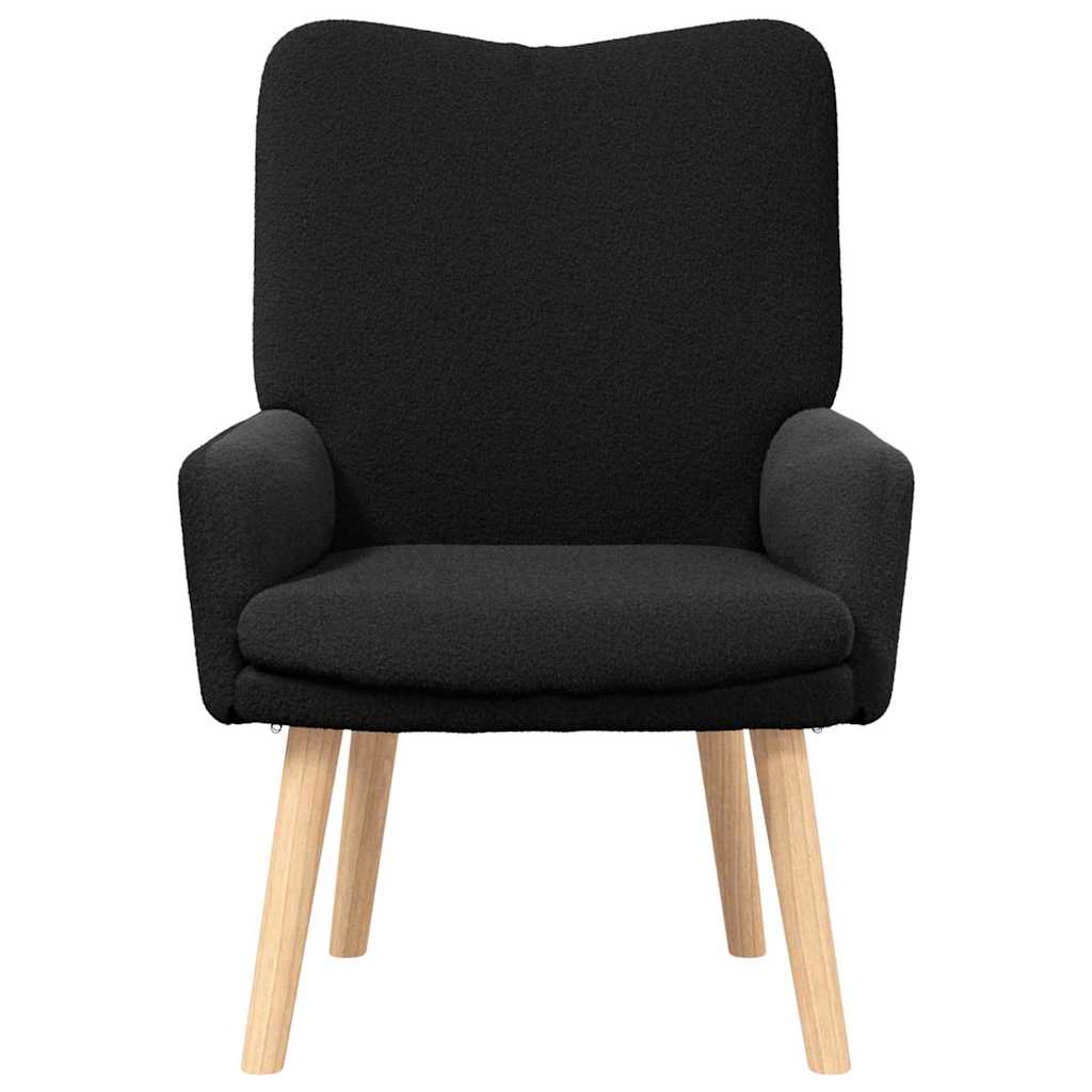 fotelja Crna 63 x 67 x 94 cm Vuna i Plywood