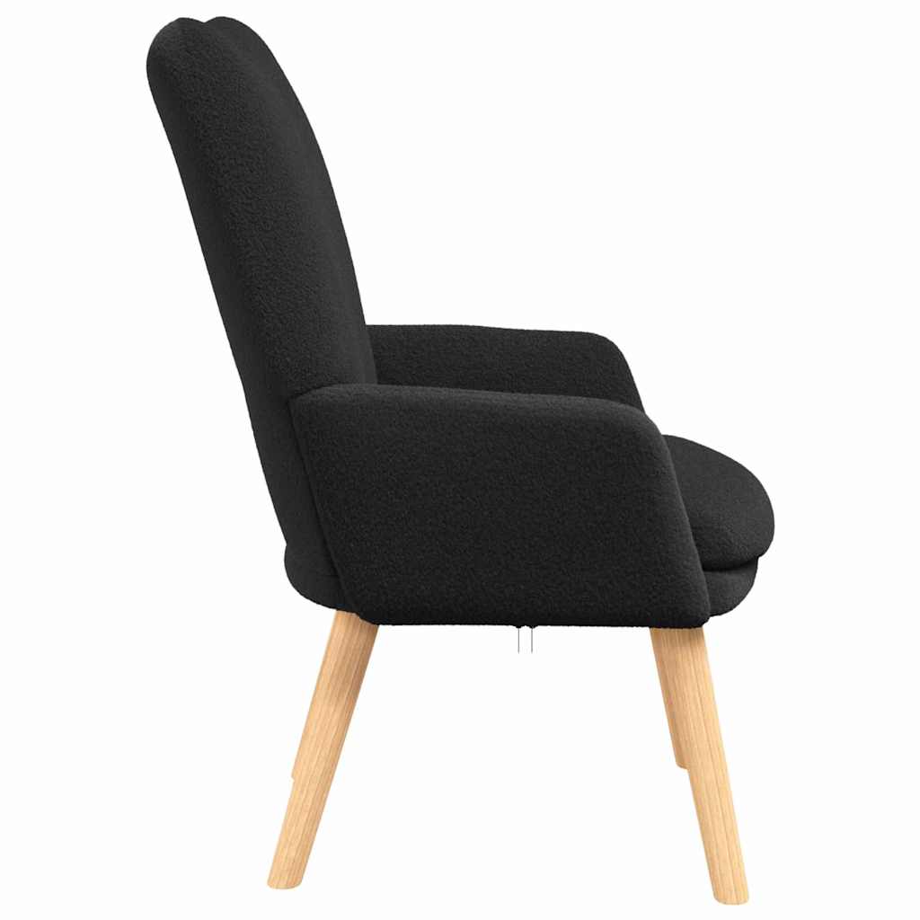 fotelja Crna 63 x 67 x 94 cm Vuna i Plywood