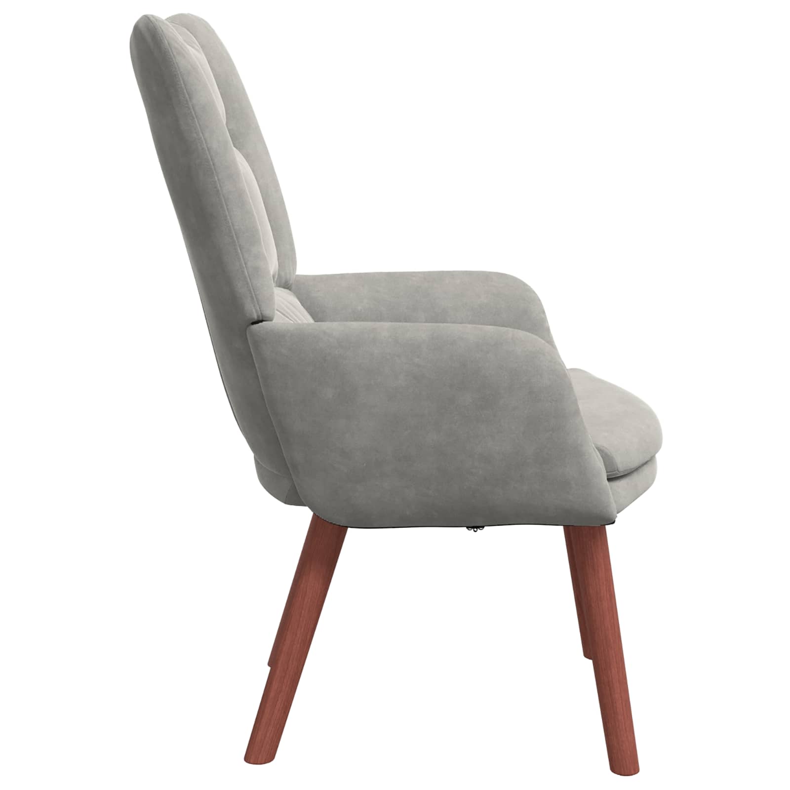 fotelja Svijetlo siva 63 x 67 x 94 cm Baršun