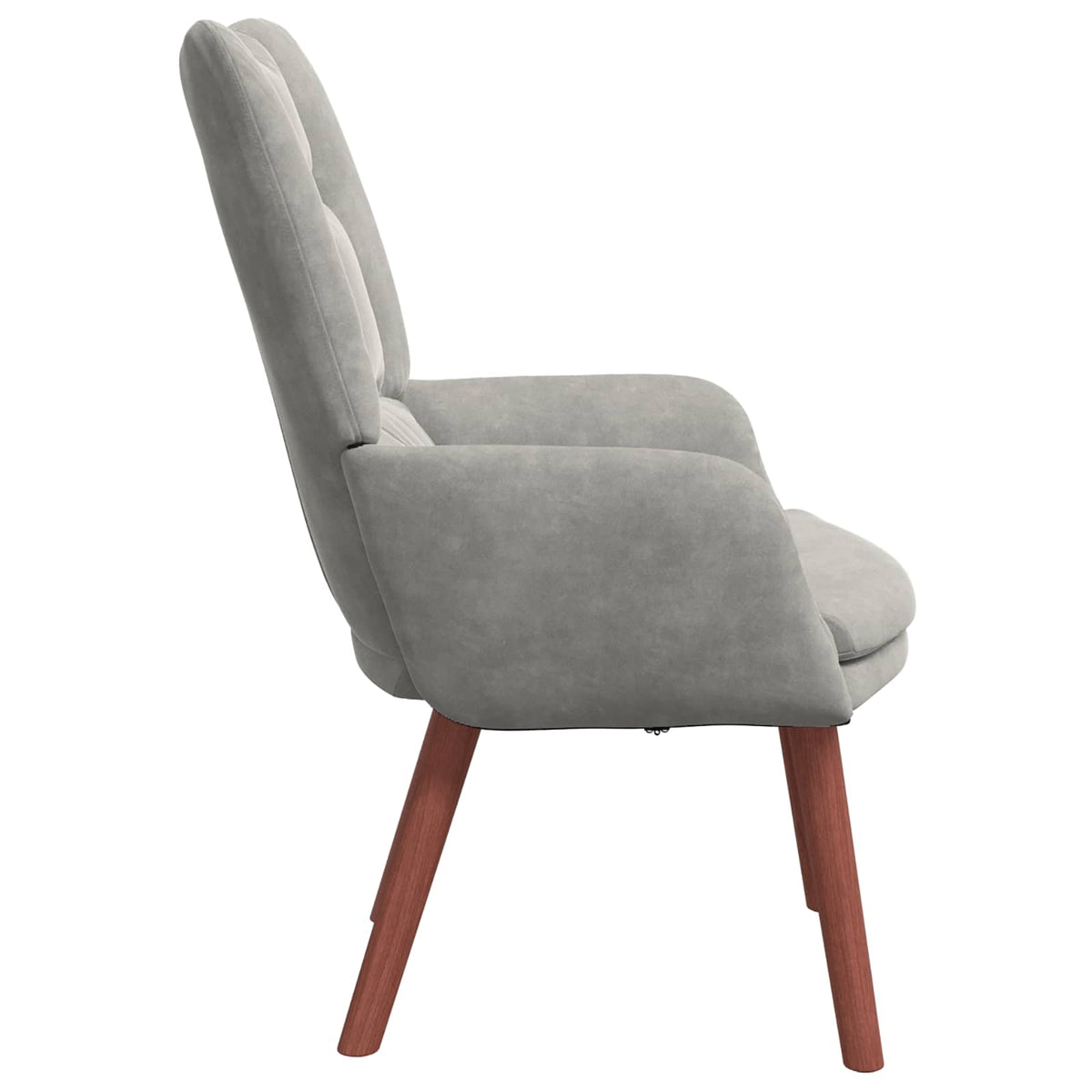 fotelja Svijetlo siva 63 x 67 x 94 cm Baršun