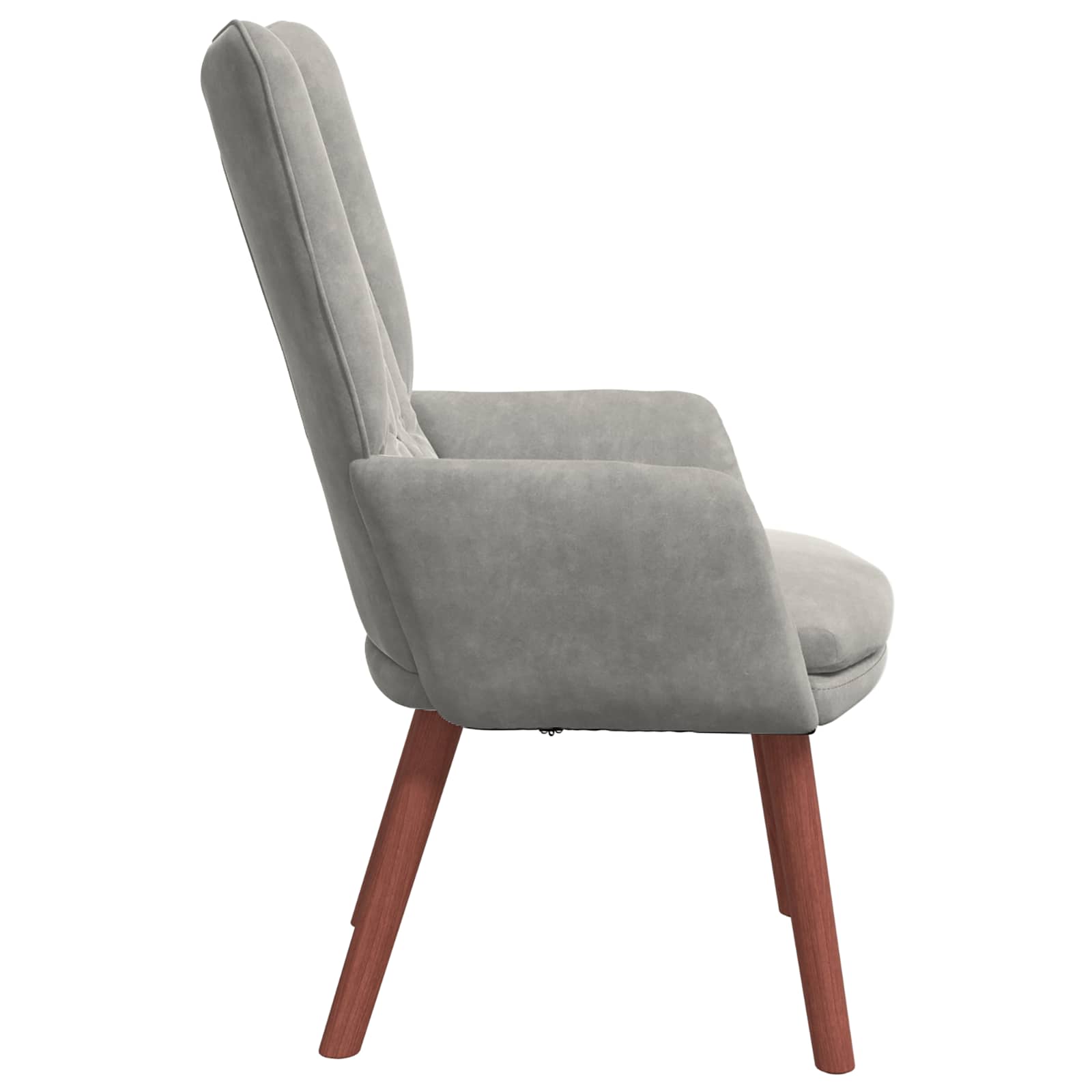 fotelja Svijetlo siva 63 x 67 x 94 cm Baršun