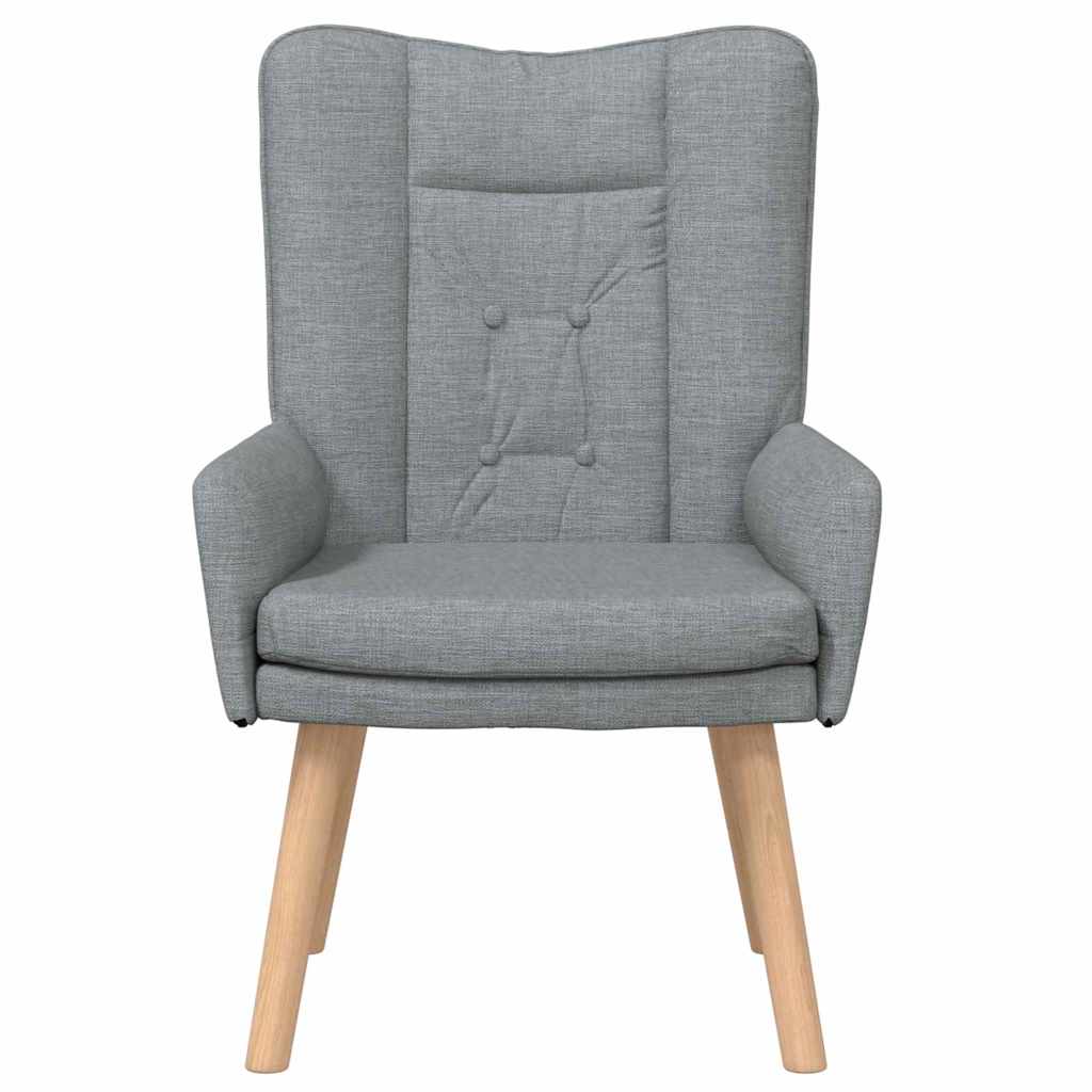 fotelja Svijetlo siva 63 x 67 x 94 cm Tkanina i šperploča