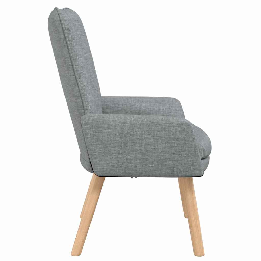 fotelja Svijetlo siva 63 x 67 x 94 cm Tkanina i šperploča