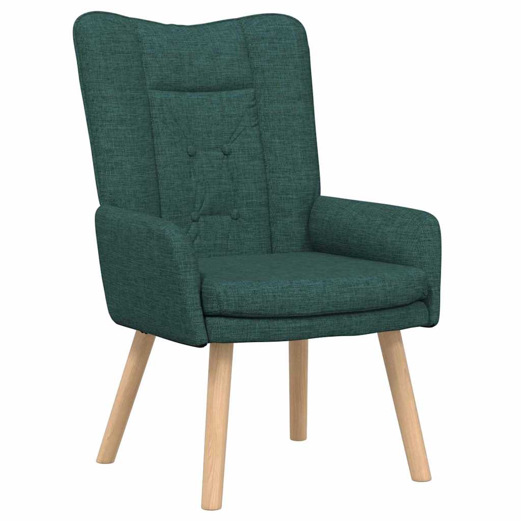 fotelja Tamnozelena 63 x 67 x 94 cm Tkanina i šperploča