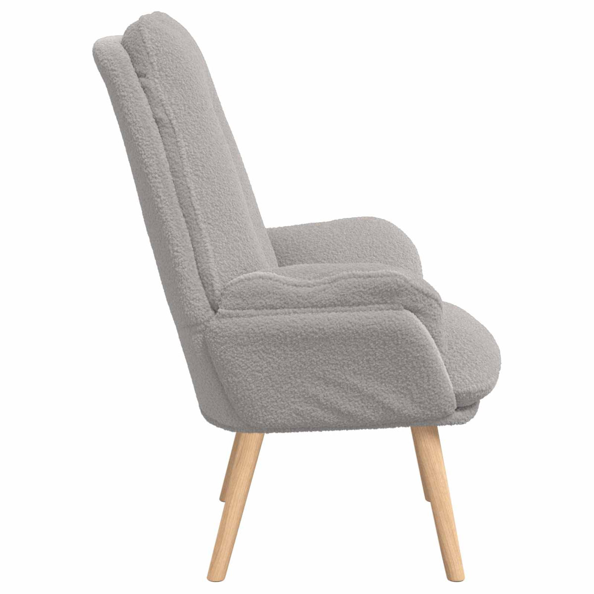 fotelja Svijetlo siva 69 x 74 x 93 cm Sherpa Tkanina