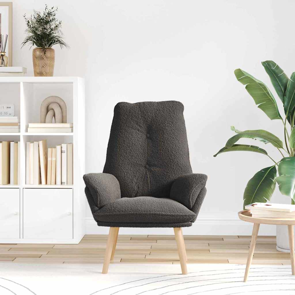 fotelja Tamno siva 69 x 74 x 93 cm Sherpa Tkanina