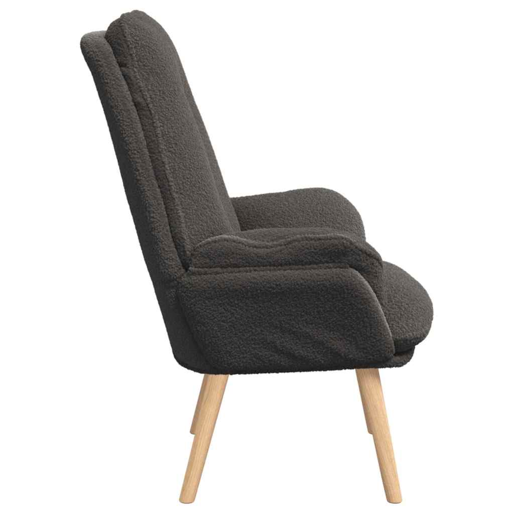 fotelja Tamno siva 69 x 74 x 93 cm Sherpa Tkanina