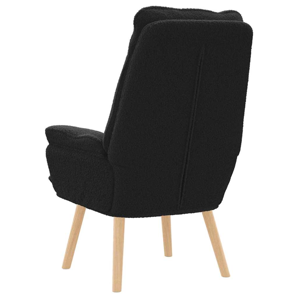 fotelja Crna 69 x 74 x 93 cm Sherpa Tkanina