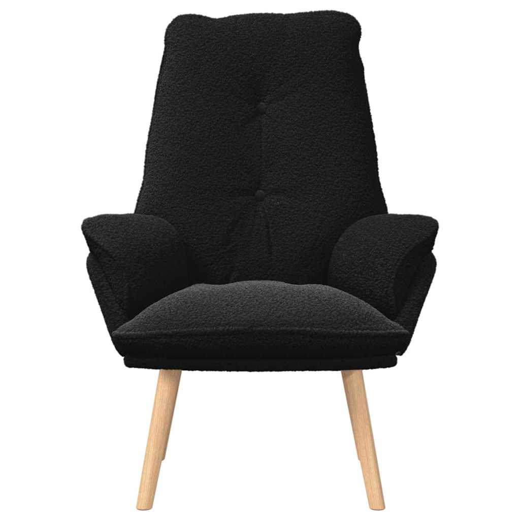 fotelja Crna 69 x 74 x 93 cm Sherpa Tkanina