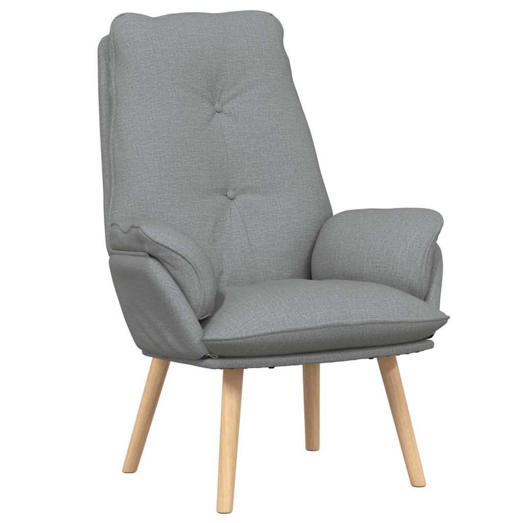 fotelja Svijetlo siva 69 x 74 x 93 cm Tkanina i šperploča
