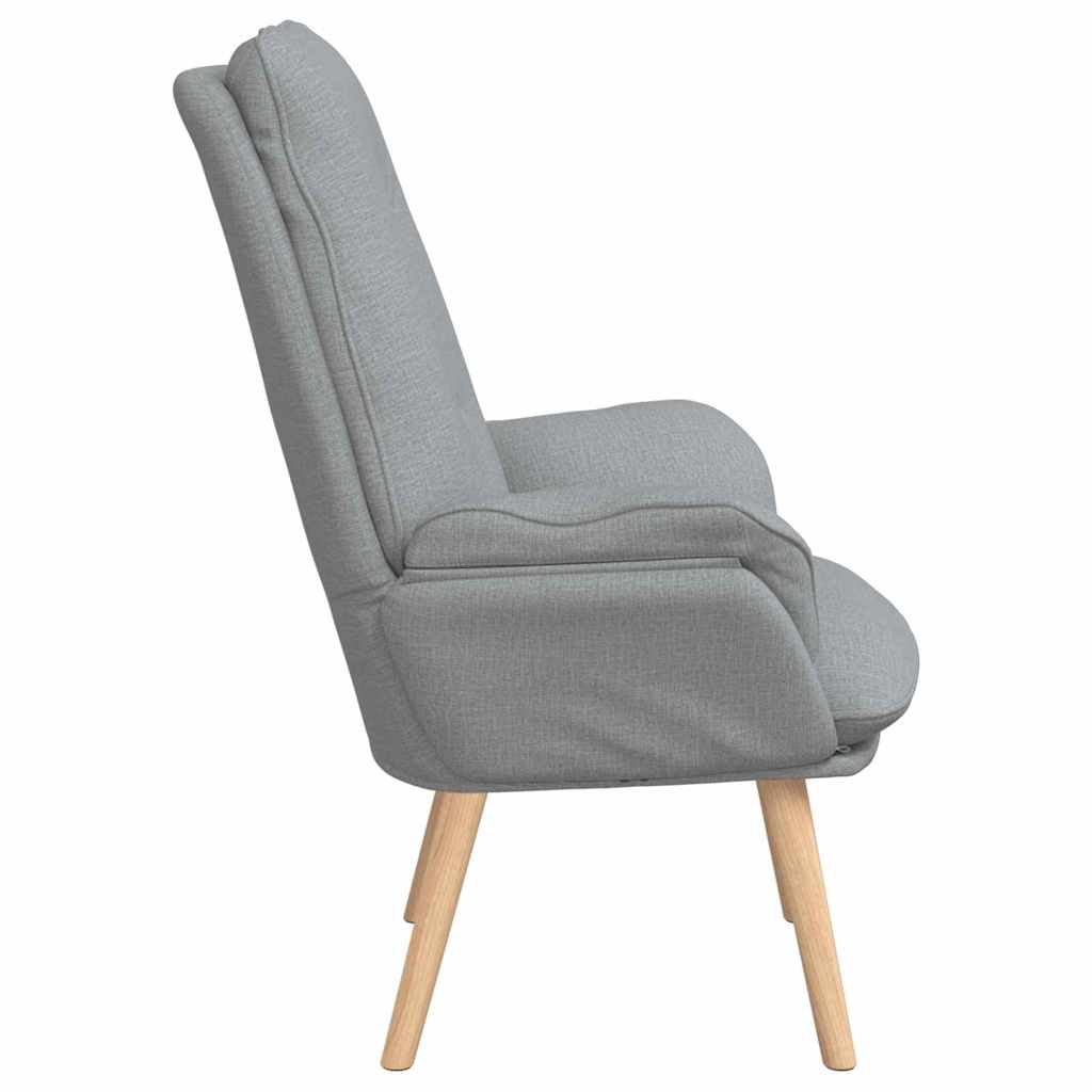 fotelja Svijetlo siva 69 x 74 x 93 cm Tkanina i šperploča