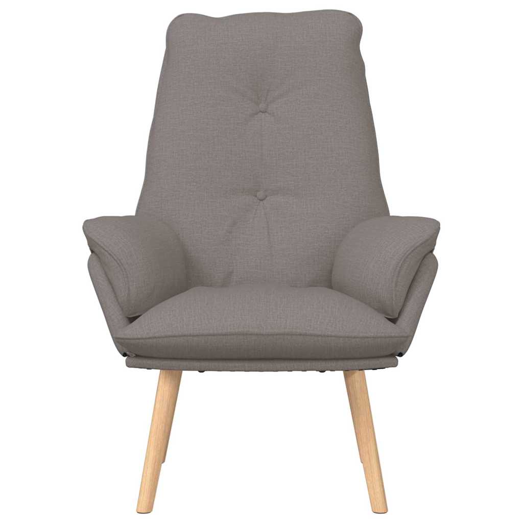 fotelja Sivo-smeđa 69 x 74 x 93 cm Tkanina i šperploča