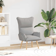 fotelja Oblačnosiva Tkanina i šperploča