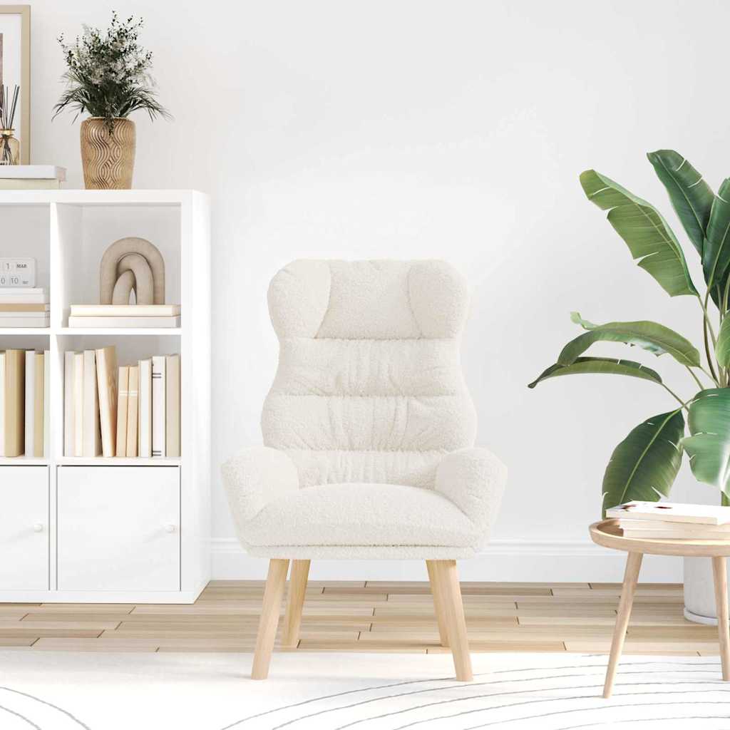 fotelja Krema 69 x 74 x 93 cm Sherpa Tkanina