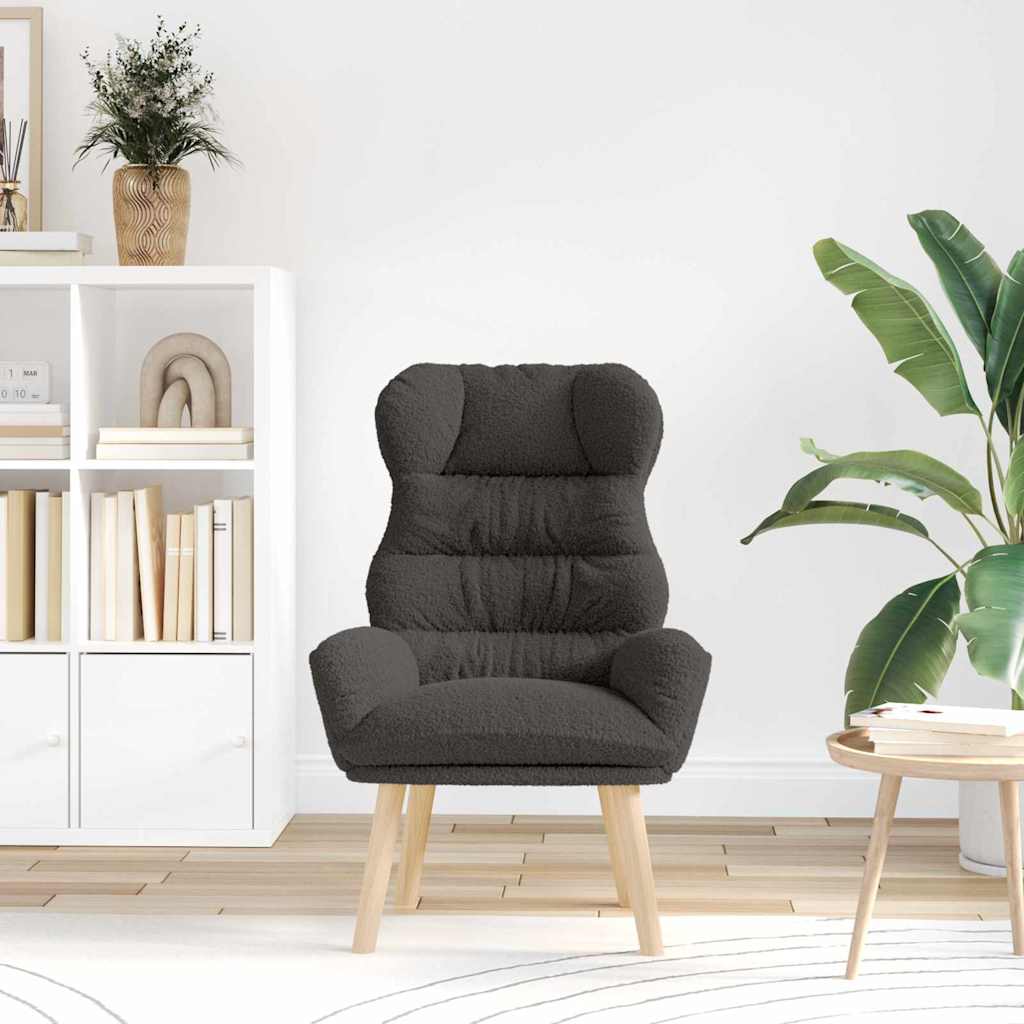 fotelja Tamno siva 69 x 74 x 93 cm Sherpa Tkanina