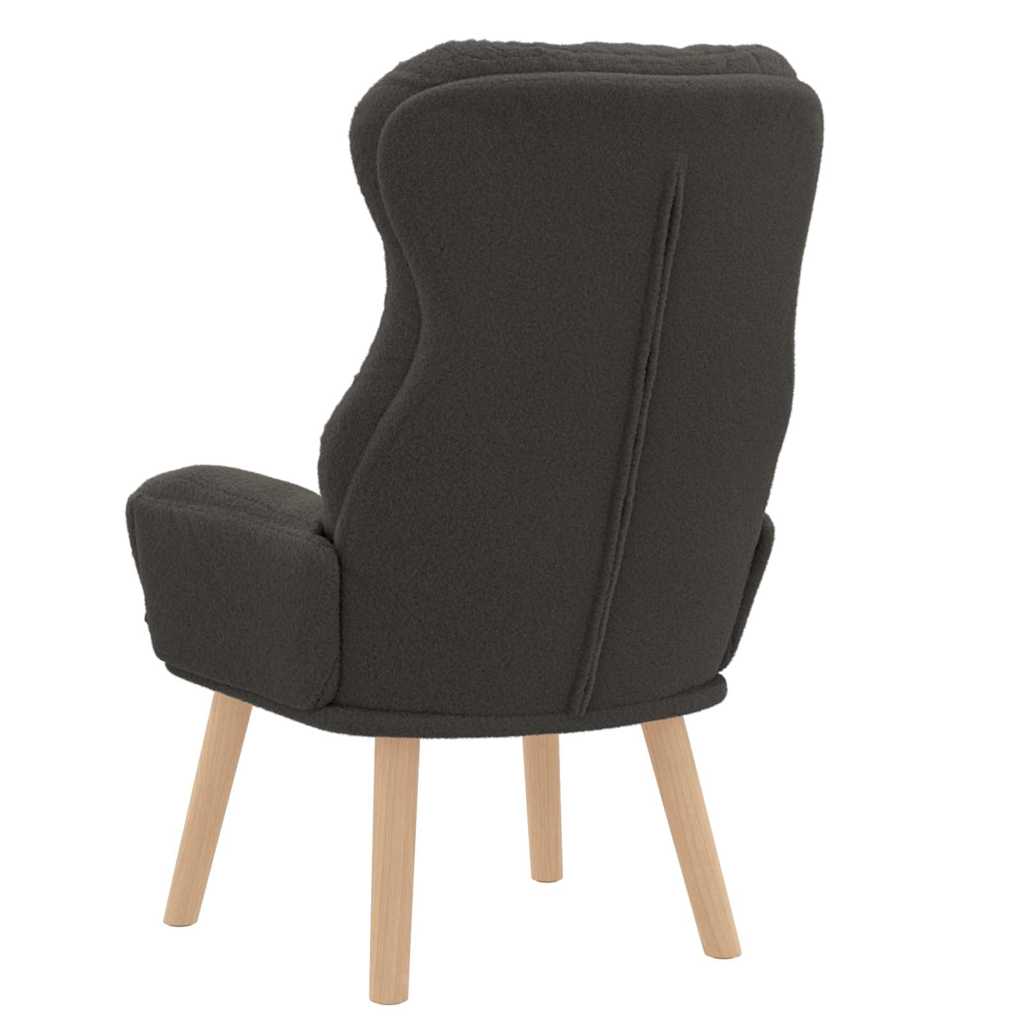 fotelja Tamno siva 69 x 74 x 93 cm Sherpa Tkanina