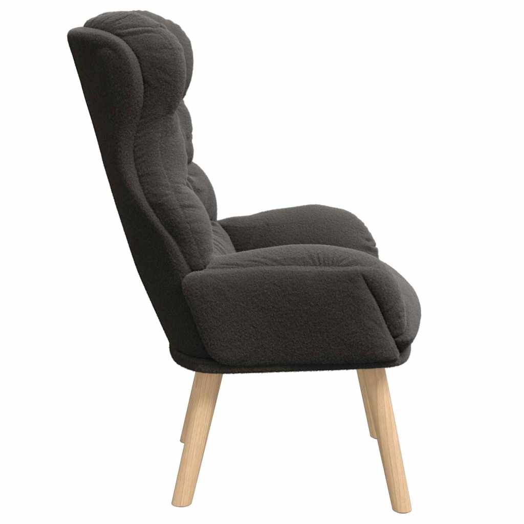 fotelja Tamno siva 69 x 74 x 93 cm Sherpa Tkanina