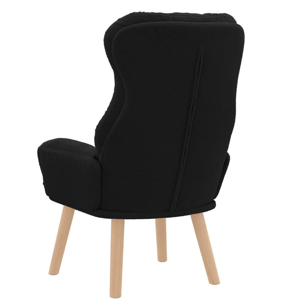 fotelja Crna 69 x 74 x 93 cm Sherpa Tkanina