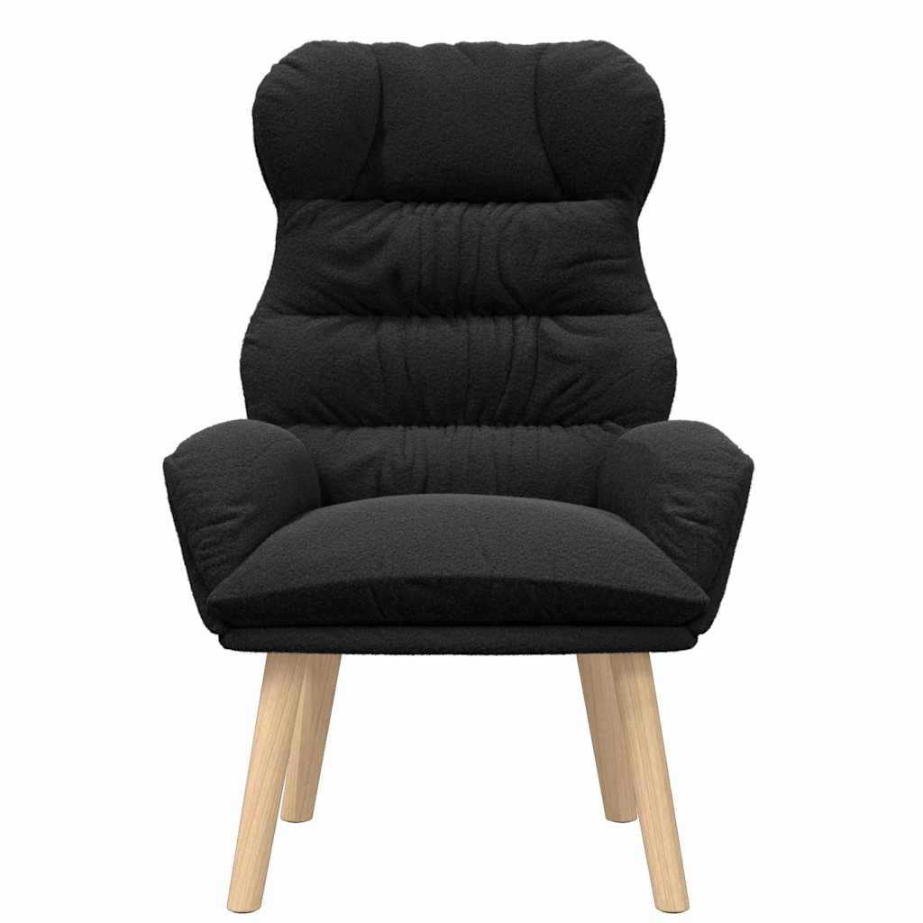 fotelja Crna 69 x 74 x 93 cm Sherpa Tkanina