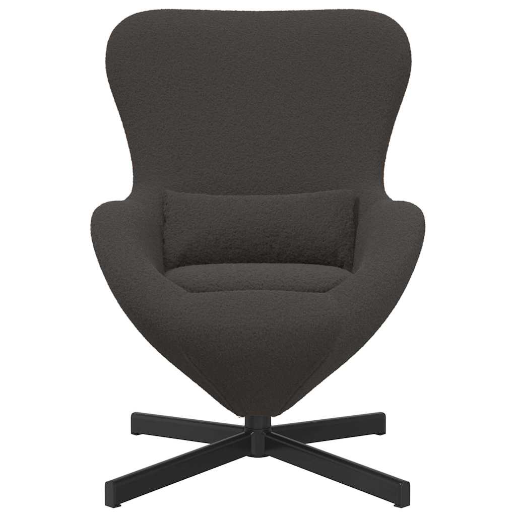 Jajolika fotelja Tamno siva 63 x 73 x 90 cm tkanina