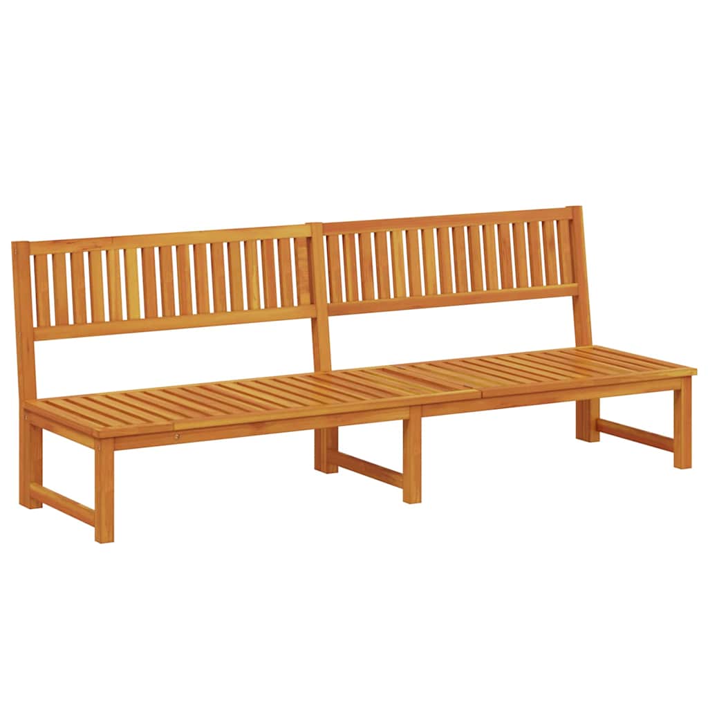 Ležaljka Prirodna nafta 200 x 57 x 75cm Čvrsto drvo akacije