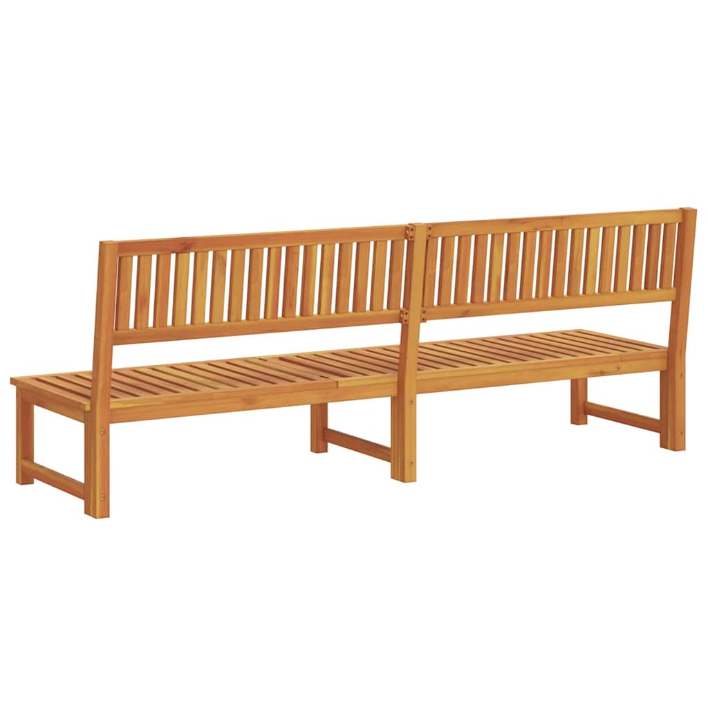 Ležaljka Prirodna nafta 200 x 57 x 75cm Čvrsto drvo akacije