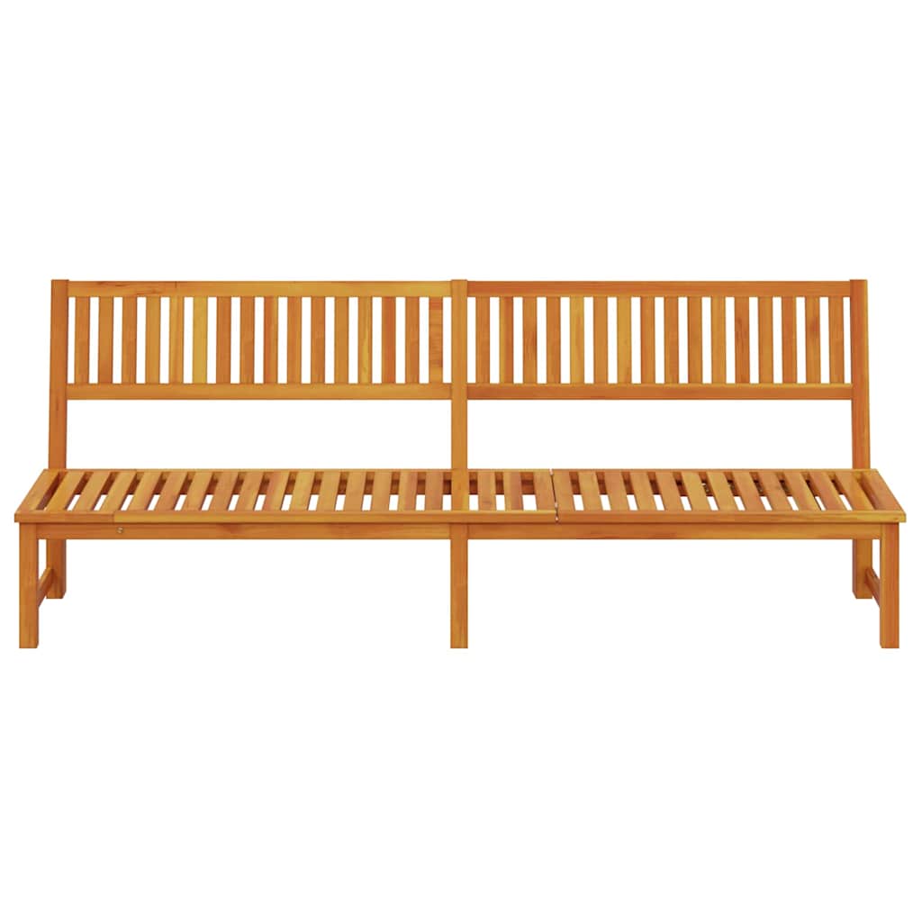 Ležaljka Prirodna nafta 200 x 57 x 75cm Čvrsto drvo akacije
