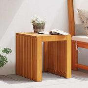 Bocni stol Prirodna nafta 43 x 36 x 40 cm Čvrsto teak drvo