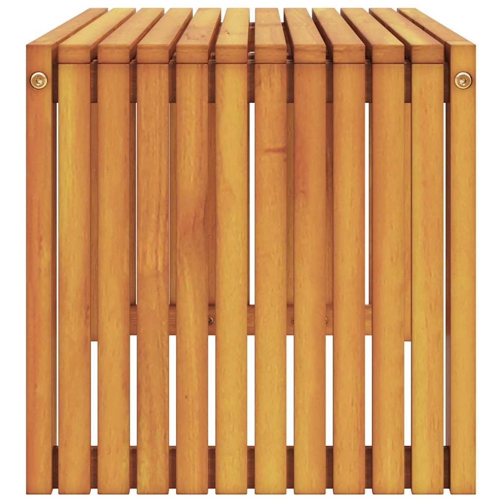 Bocni stol Prirodna nafta 70 x 35 x 35 cm Čvrsto drvo akacije