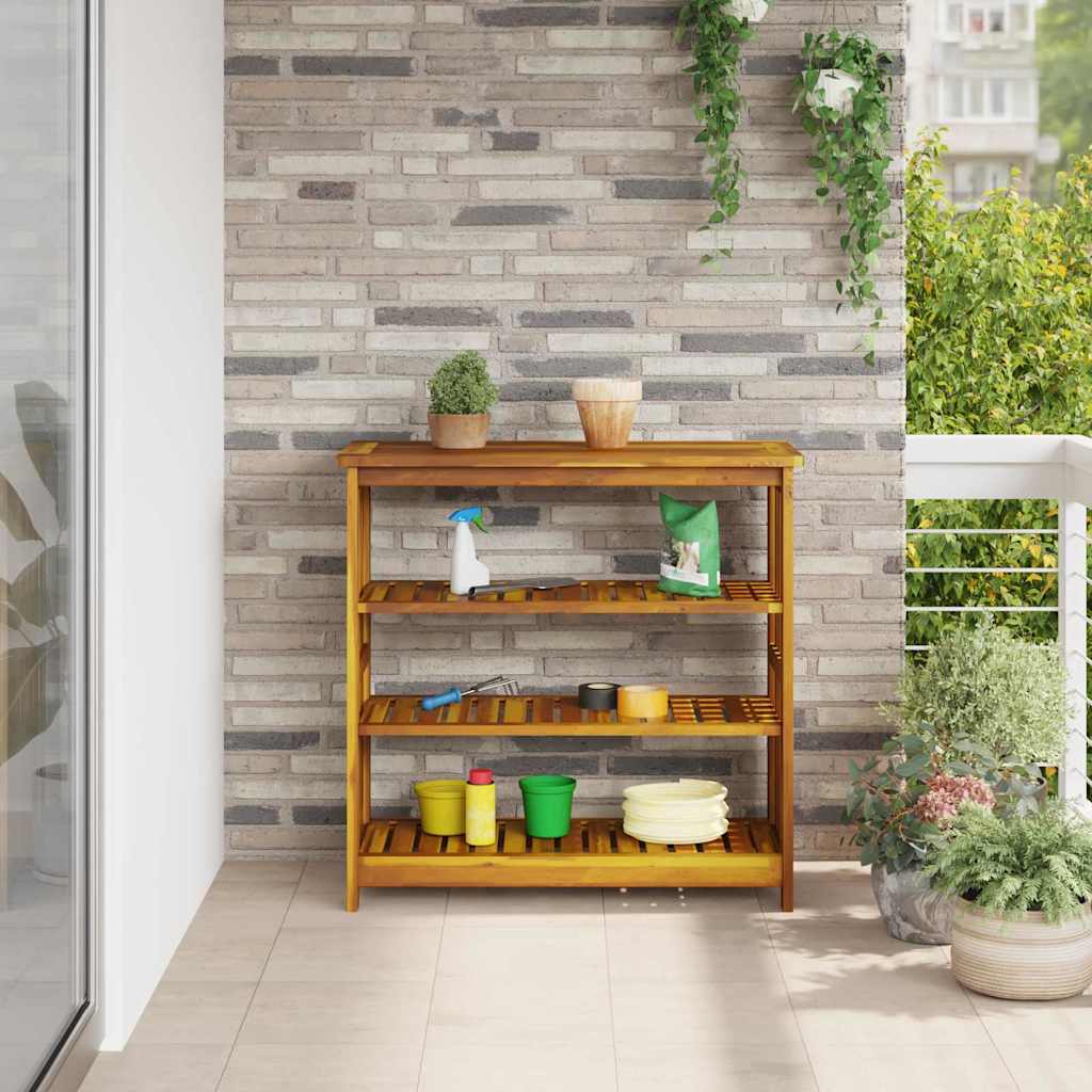 Vrtni ormar Prirodna 90 x 40 x 90cm Čvrsto drvo akacije
