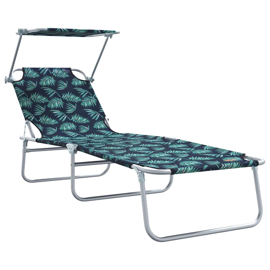 Ležaljka 2 pcs Zelena 58 x 188 x 77cm Poliester