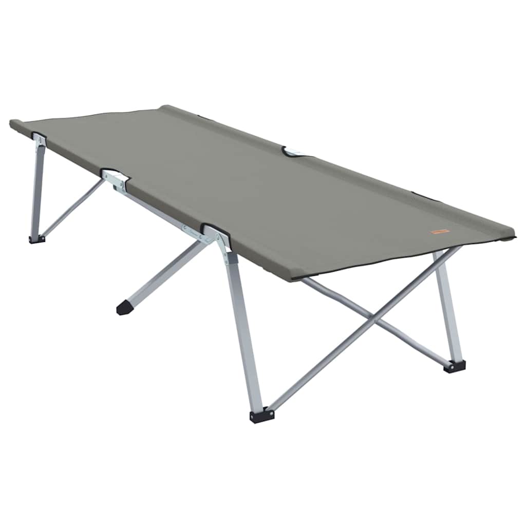 Sklopivi kamperski krevet Siva 194 x 62,5 x 42,5 cm