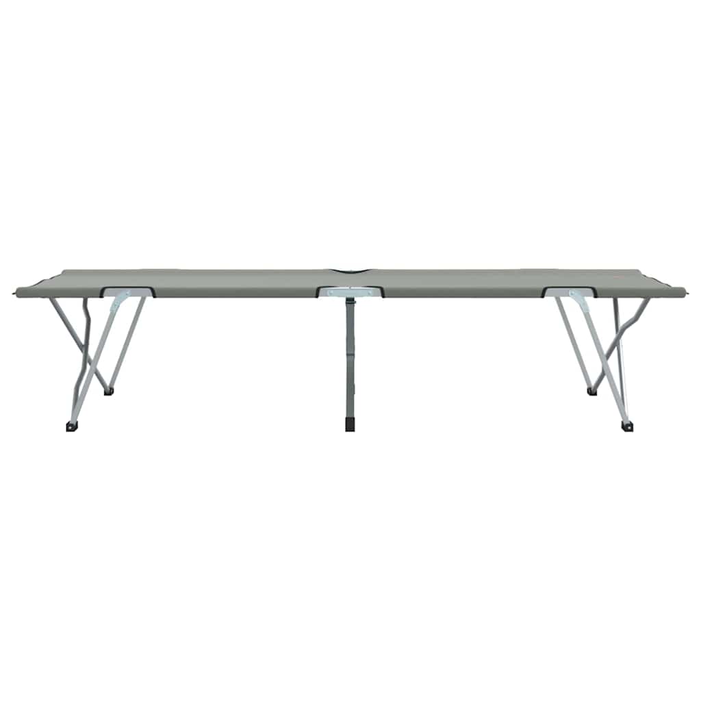 Sklopivi kamperski krevet Siva 194 x 62,5 x 42,5 cm