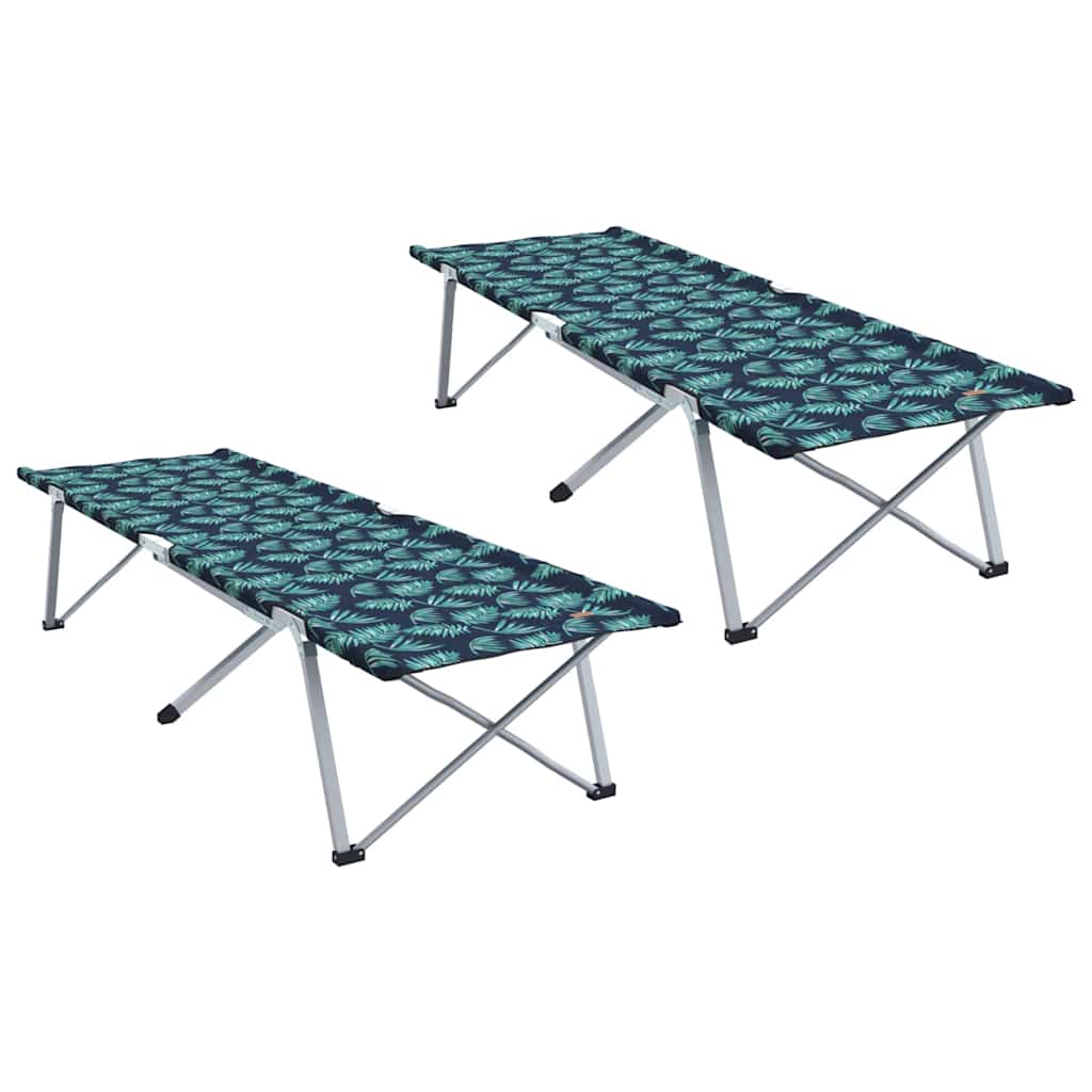 Sklopivi kamperski krevet 2 pcs Šuma 194 x 62,5 x 42,5 cm