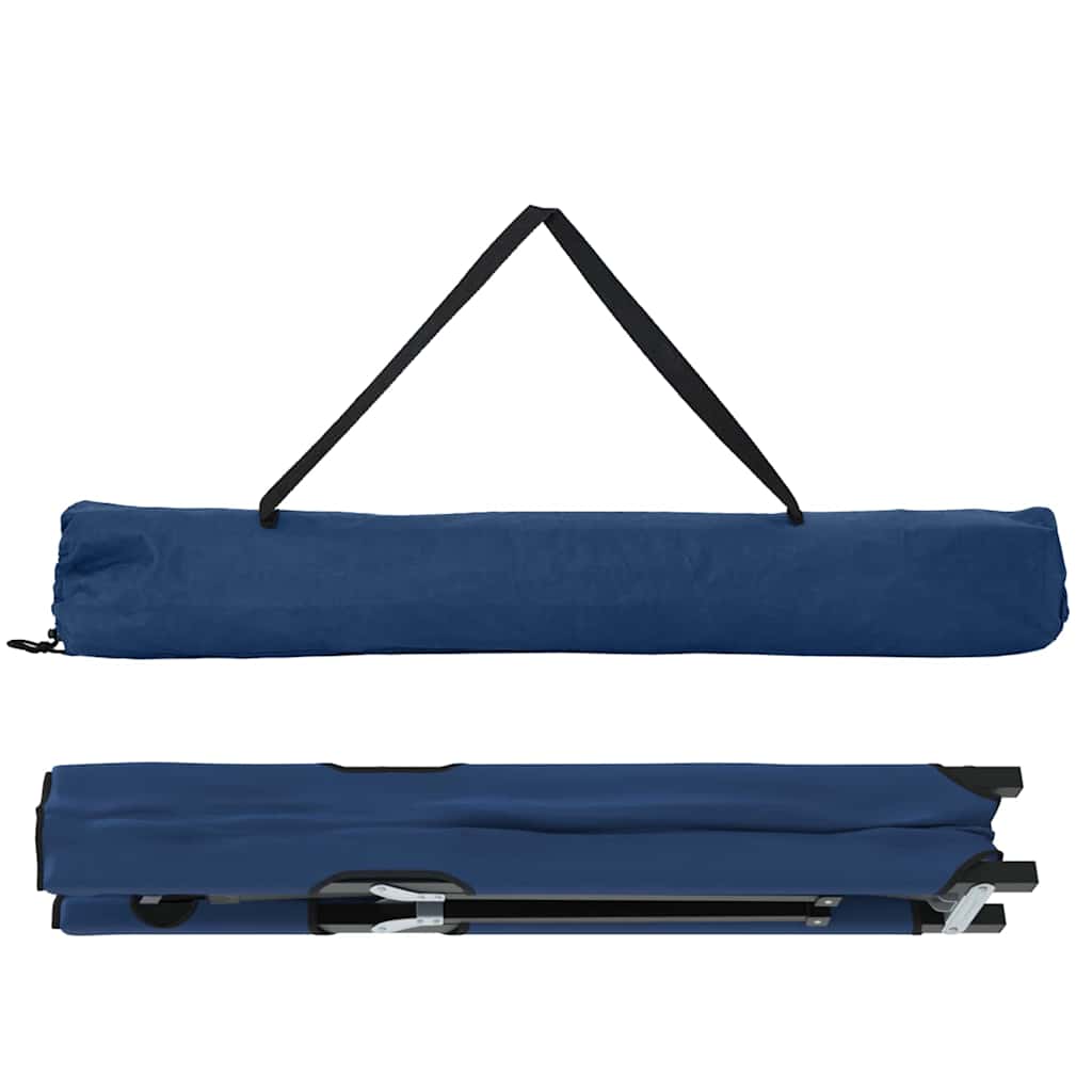 Sklopivi kamperski krevet Plava 206 x 76 x 74 cm Oxford i čelik