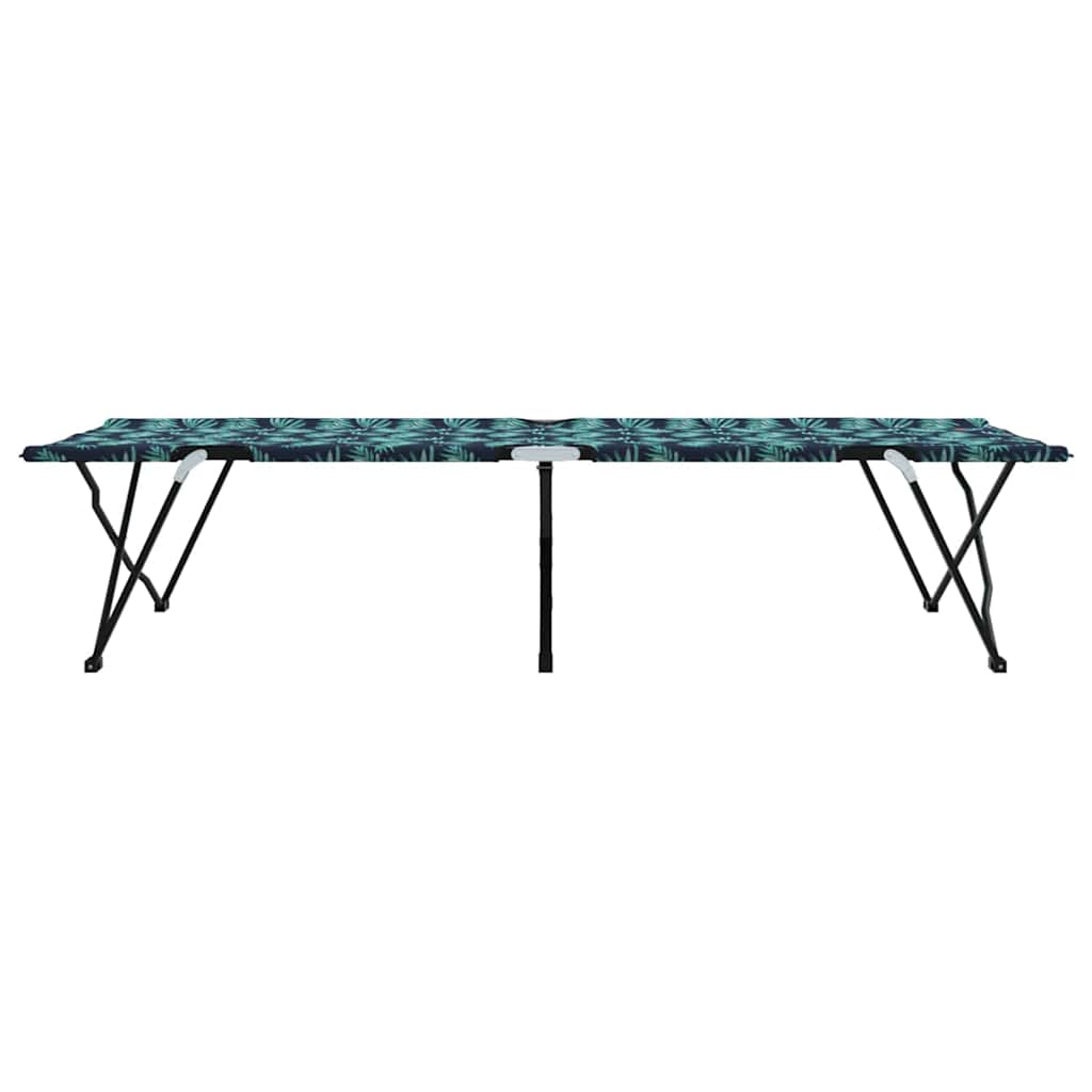 Sklopivi kamperski krevet Šuma 206 x 76 x 74 cm Oxford i čelik