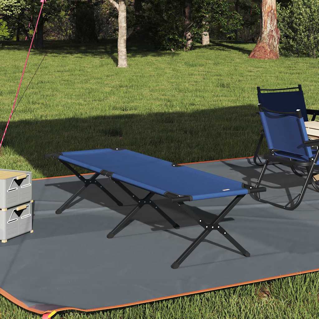 Sklopivi kamperski krevet Plava 193 x 69 x 45 cm Oxford tkanina