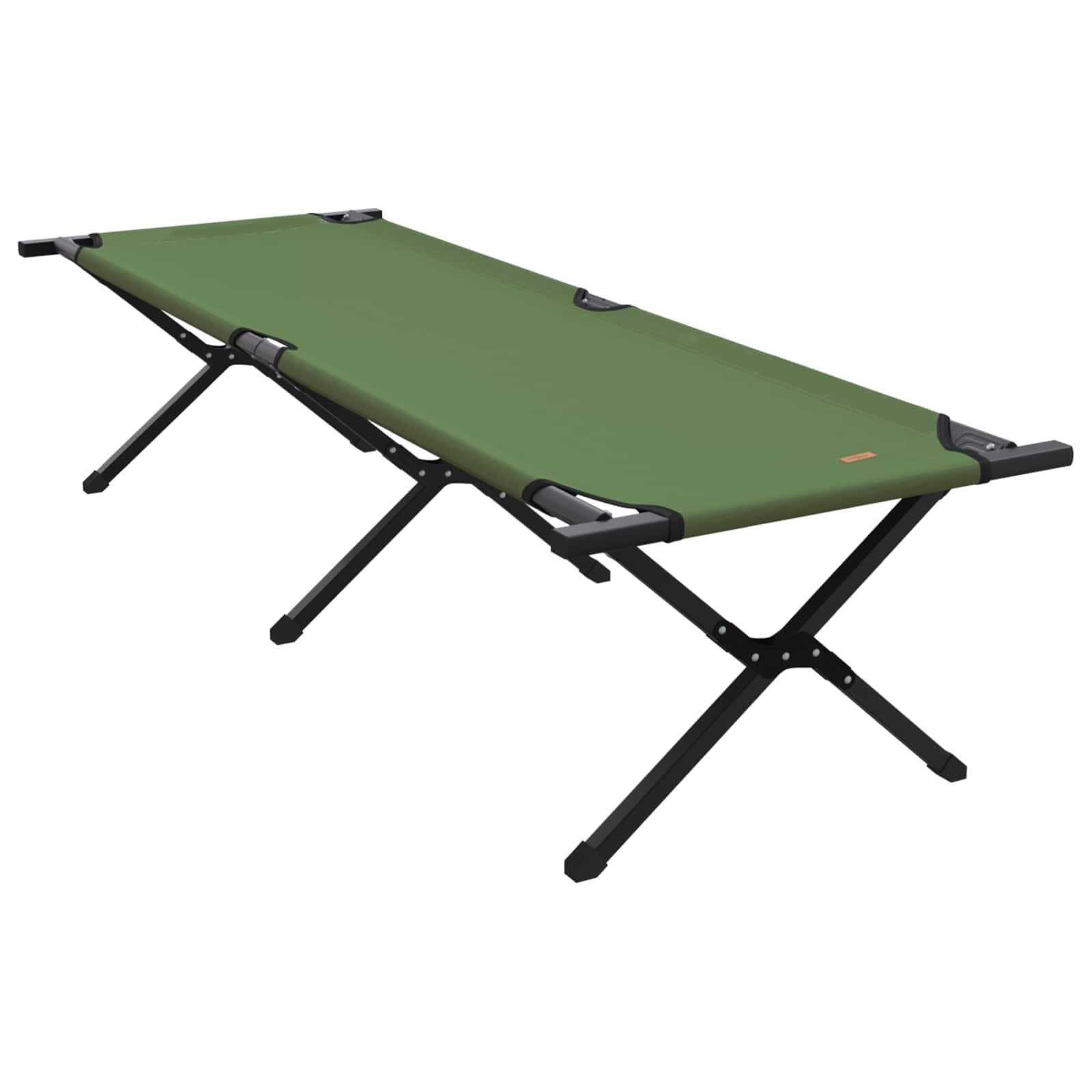 Sklopivi kamperski krevet Zelena 193 x 69 x 45 cm
