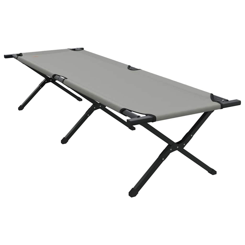 Sklopivi kamperski krevet 2 pcs Siva 193 x 69 x 45 cm