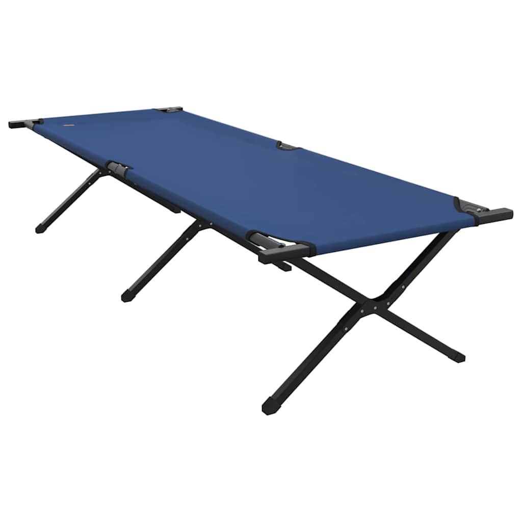 Sklopivi kamperski krevet 2 pcs Plava 210 x 80 x 46 cm