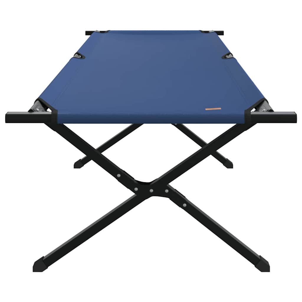 Sklopivi kamperski krevet 2 pcs Plava 210 x 80 x 46 cm