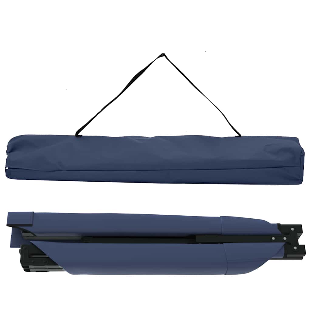 Sklopivi kamperski krevet 2 pcs Plava 210 x 80 x 46 cm