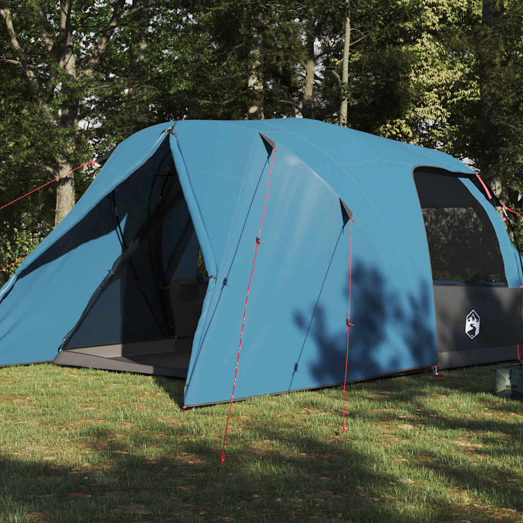 Šator kupola za 4 osobe s krovom Plava 455 x 252 x 178 cm