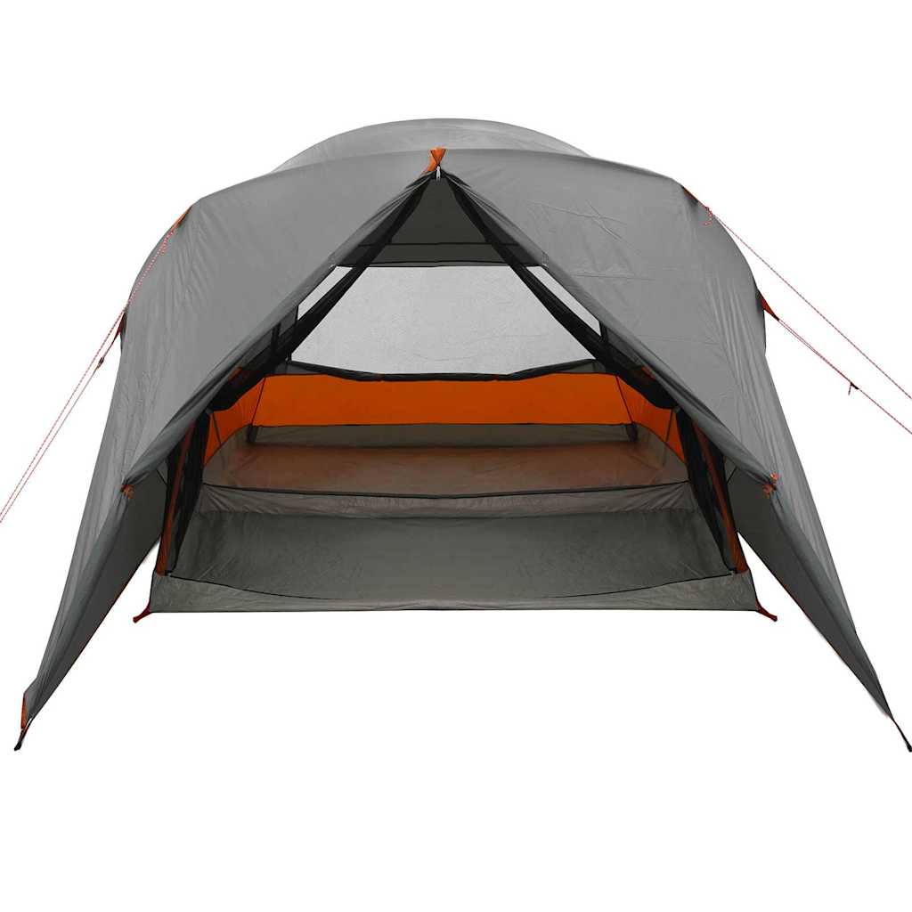 Šator Dome za 4 osobe Siva i narančasta 455 x 252 x 178 cm