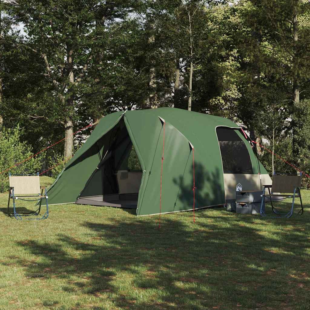 Šator kupola za 6 osoba s krovom Zelena 500 x 314 x 206 cm